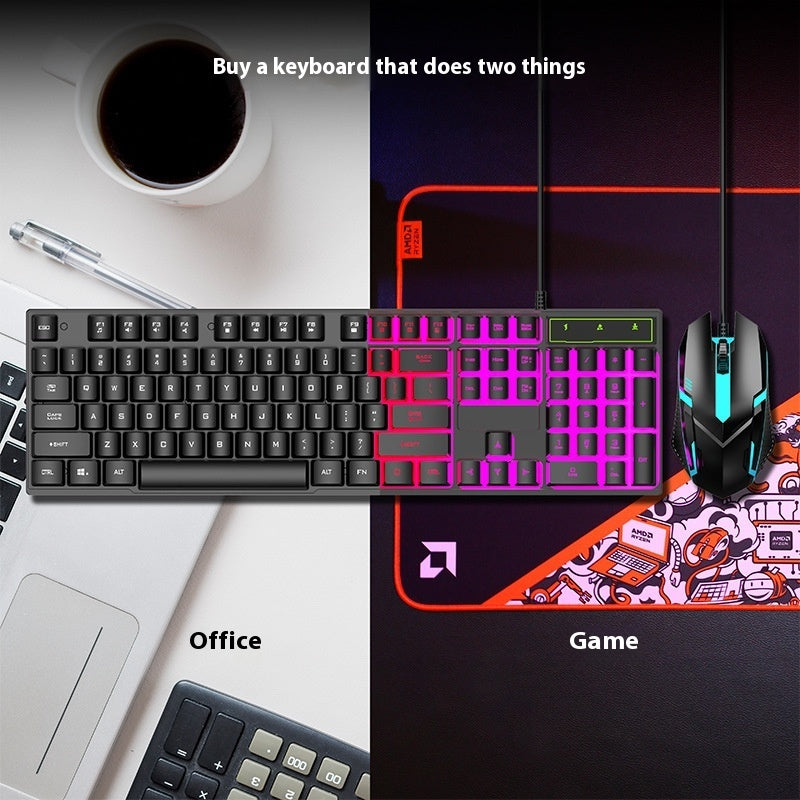 Gaming Keyboard Desktop Computer Wired E-sports Keyboard